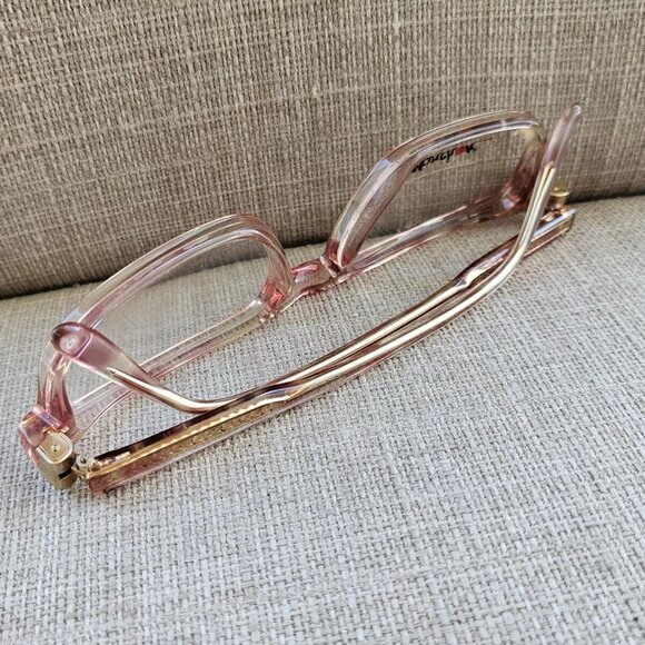 Marchon Men Glasses/Eyeglasses Frame READER Smoke Brown Frame France - Picture 5 of 12